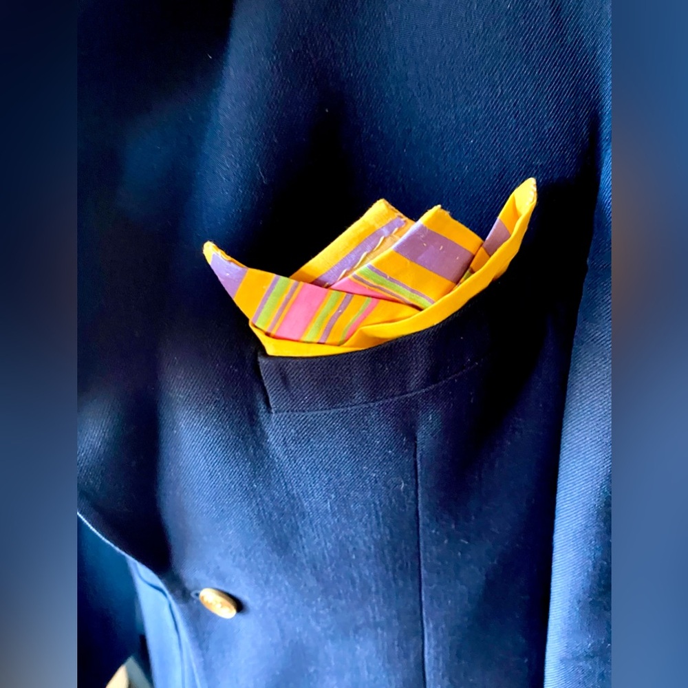 Handmade Pocket Square - Picture 3 of 9